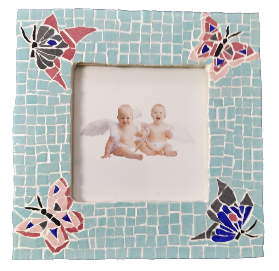 Papillons Mosaïque sur mesure