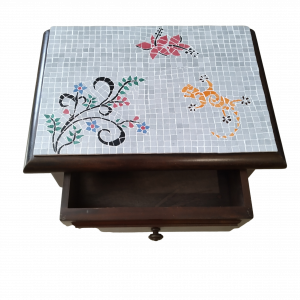 Table de Chevet Fleurie